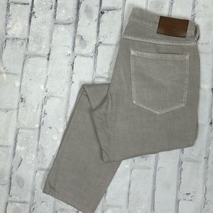 Brunello Cucinelli Men's Dyed Denim 5-Pocket Jeans Tapered Leg Button Fly Slim